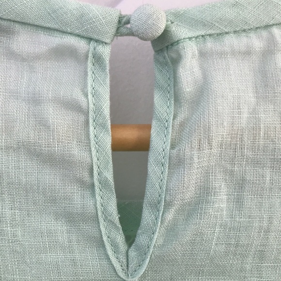 J. Crew short sleeve linen tee top size 2 - Picture 5 of 8